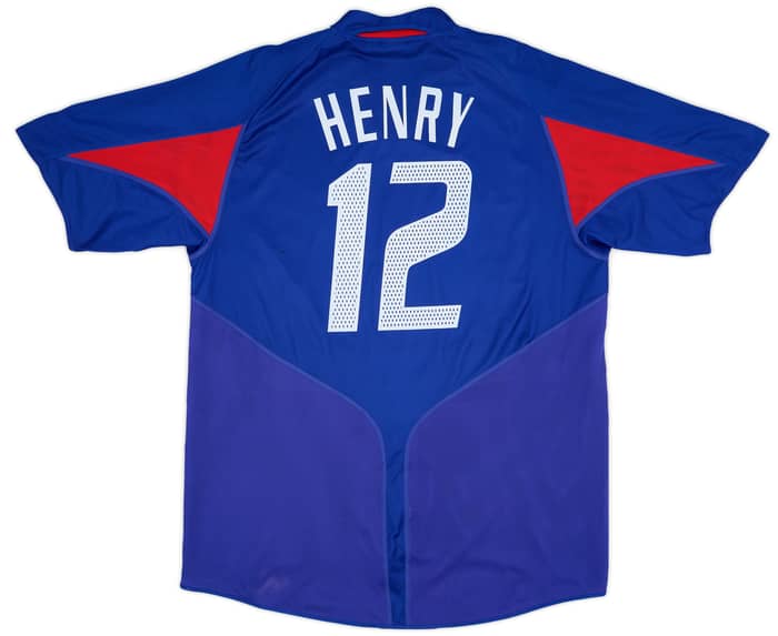 2004-06 France Home Shirt Henry #12 - 5/10 - (XL)