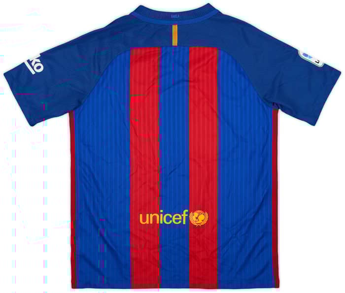 2016-17 Barcelona Home Shirt - 9/10 - (XL.Boys)