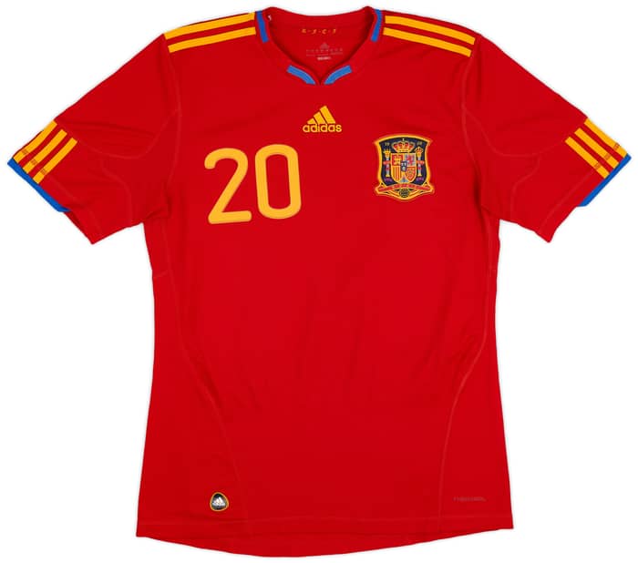 2009-10 Spain Home Shirt S.Cazorla #20 - 8/10 - (M)