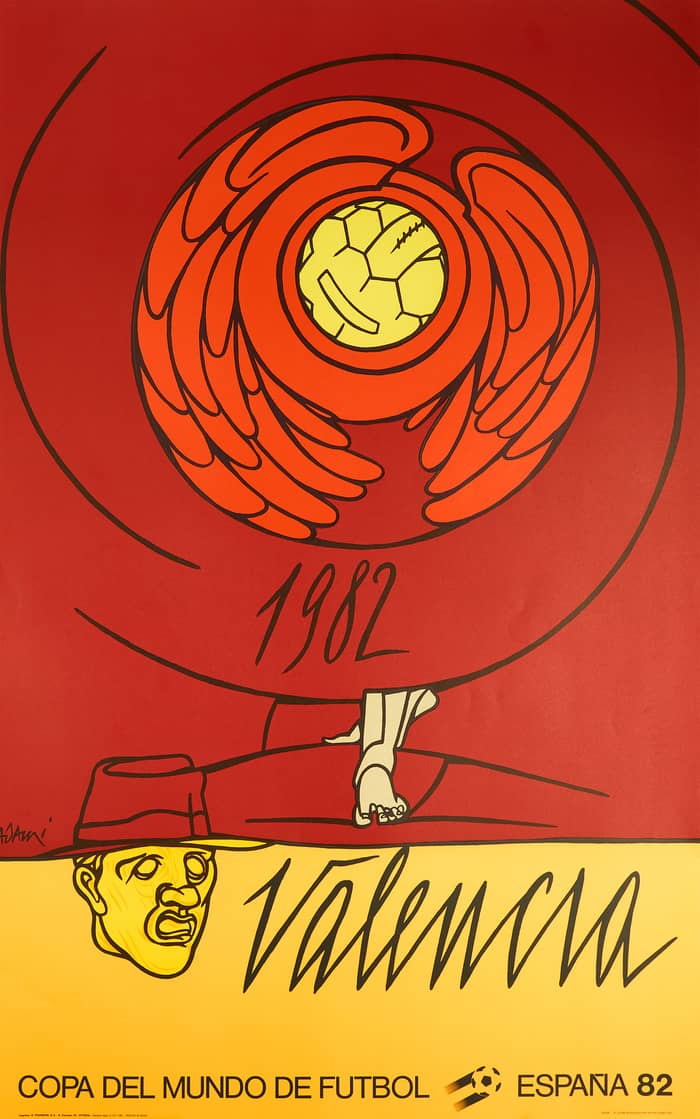1982 Spain World Cup Original Poster (Valencia)