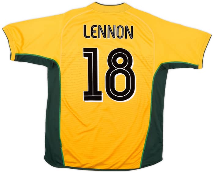 2002-03 Celtic Away Shirt Lennon #18 - 7/10 - (L)