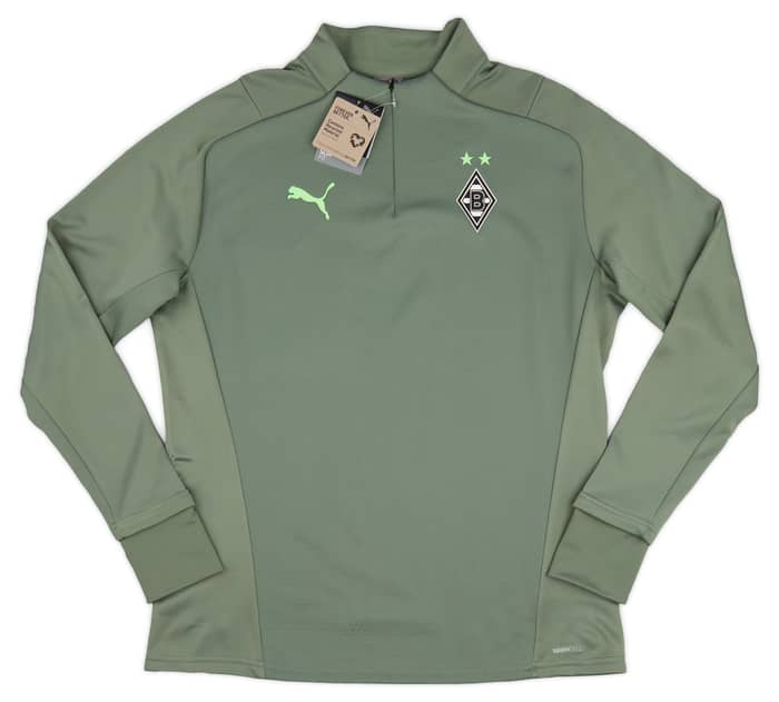 2021-22 Borussia Monchengladbach Puma 1/4 Zip Training Fleece Top