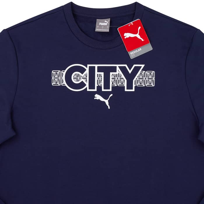 2021-22 Manchester City Puma Core Sweat Top