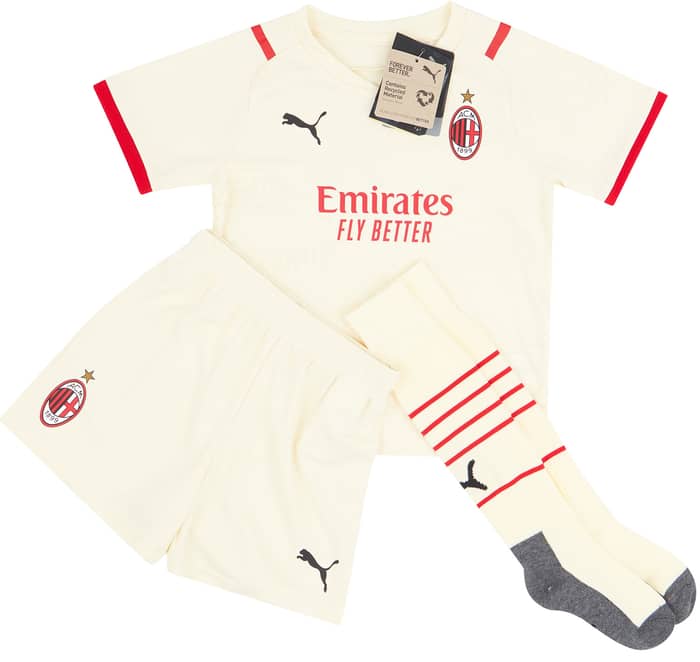 2021-22 AC Milan Away Full Kit - (Little Kids)