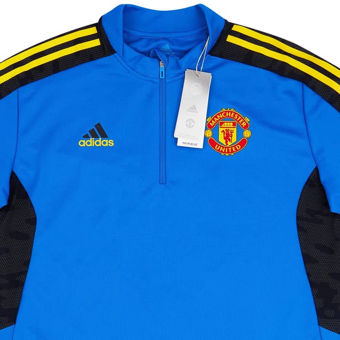 2021-22 Manchester United adidas 1/4 Zip Training Top