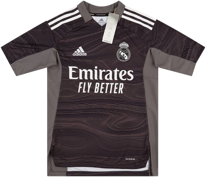 2021-22 Real Madrid GK Home S/S Shirt (KIDS)