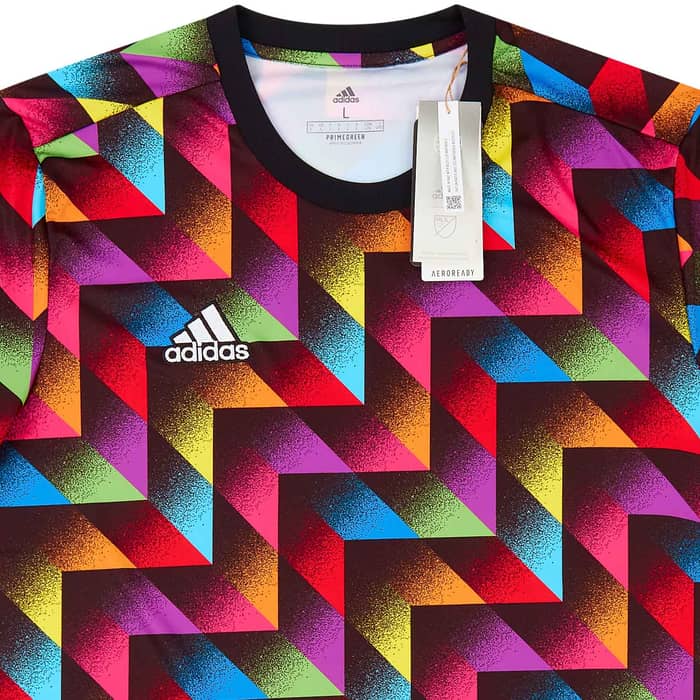 2022 MLS adidas LGBTQ+ Pre-Match Shirt
