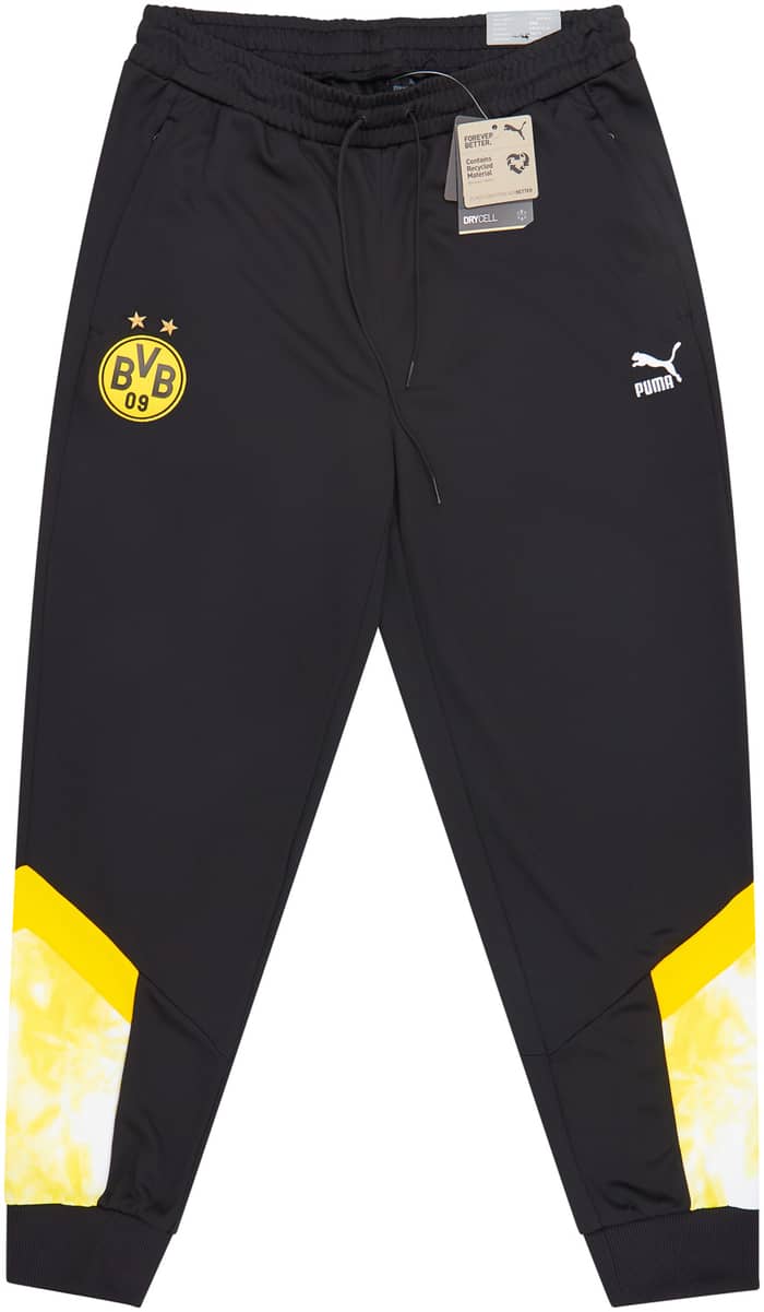 2021-22 Borussia Dortmund Puma Iconic MCS Mesh Training Pants/Bottoms