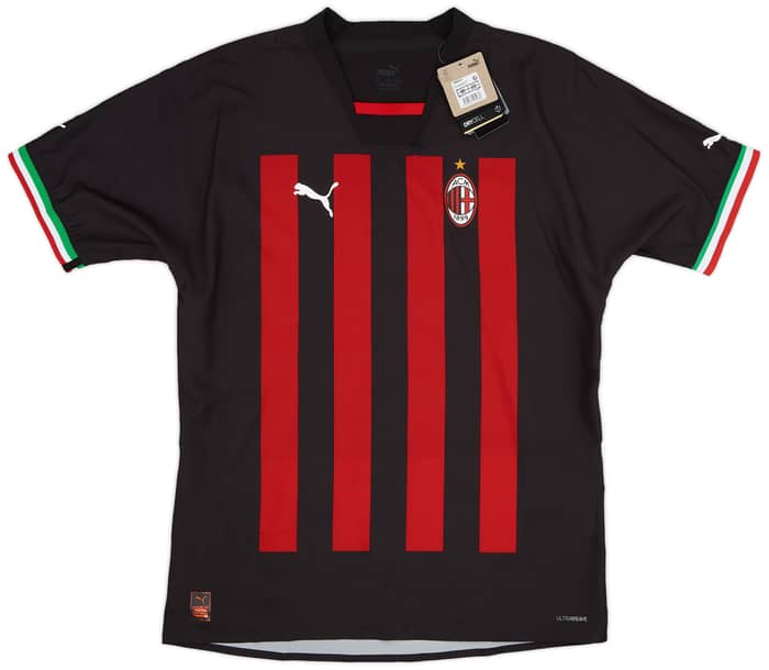 2022-23 AC Milan Player Issue Home Shirt - (XL)