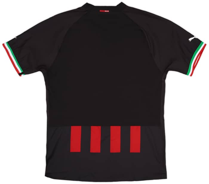2022-23 AC Milan Player Issue Home Shirt - (XL)