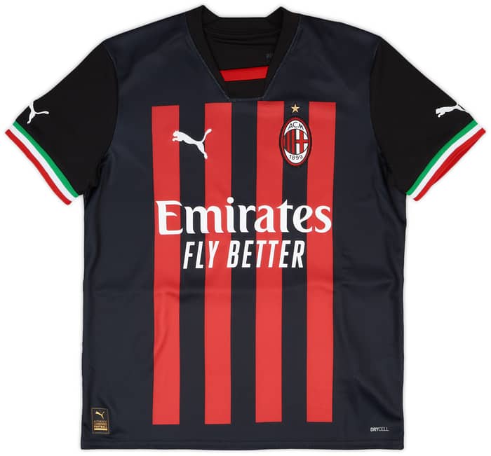 2022-23 AC Milan Home Shirt (KIDS)