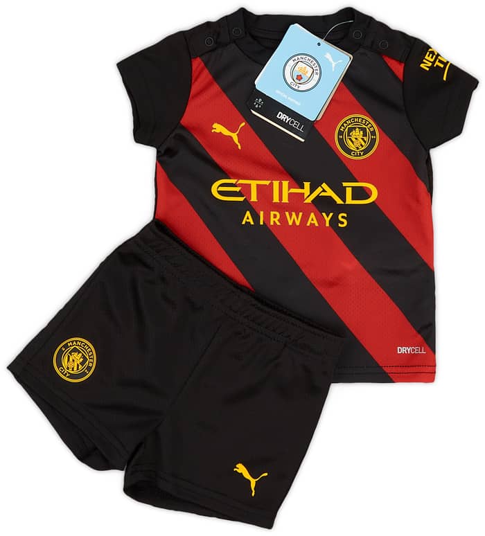 2022-23 Manchester City Away Shirt & Shorts (BABY)