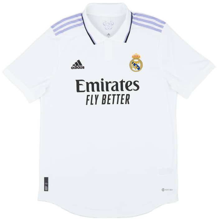 2022-23 Real Madrid Authentic Home Shirt
