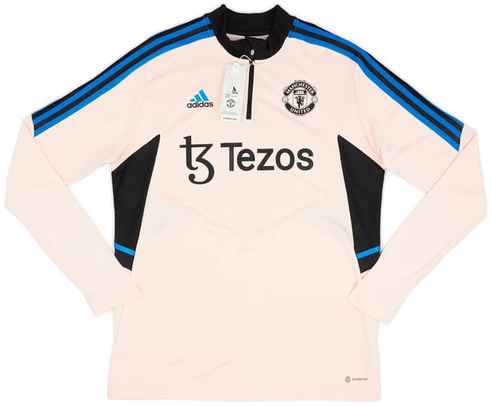2022-23 Manchester United adidas 1/4 Zip Training Top