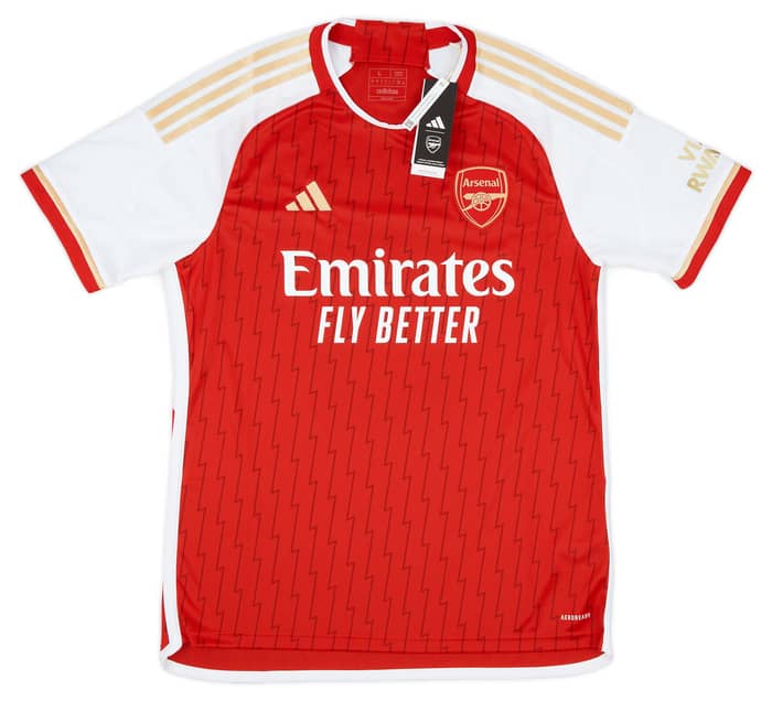 新到着 2023-24 #8 Odegaard Shirt Home Arsenal ウェア