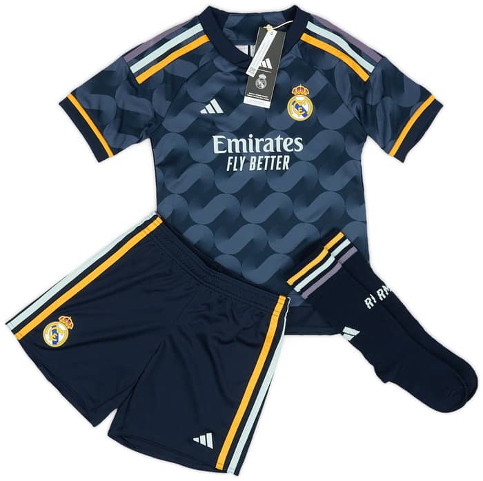 2023-24 Real Madrid Away Full Kit (Little Kids)