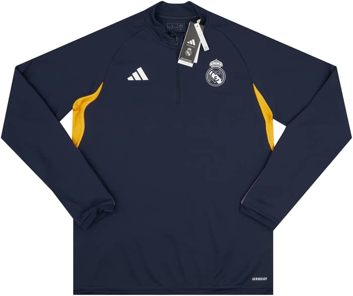 2023-24 Real Madrid adidas 1/4 Zip Training Top