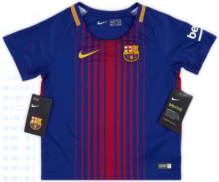 2017-18 Barcelona Home Full Kit (3-4 Years)