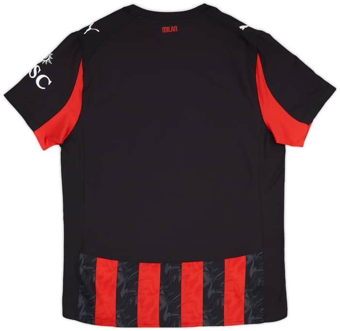 2025-26 AC Milan Authentic Home Shirt