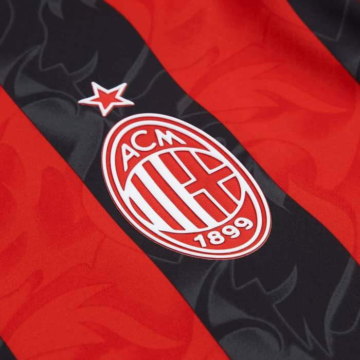 2025-26 AC Milan Authentic Home Shirt