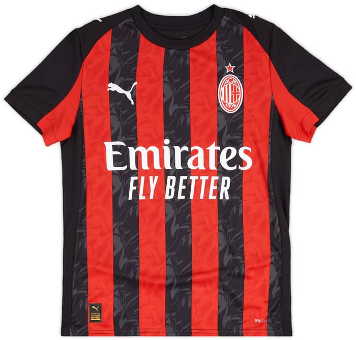2025-26 AC Milan Home Shirt (KIDS)