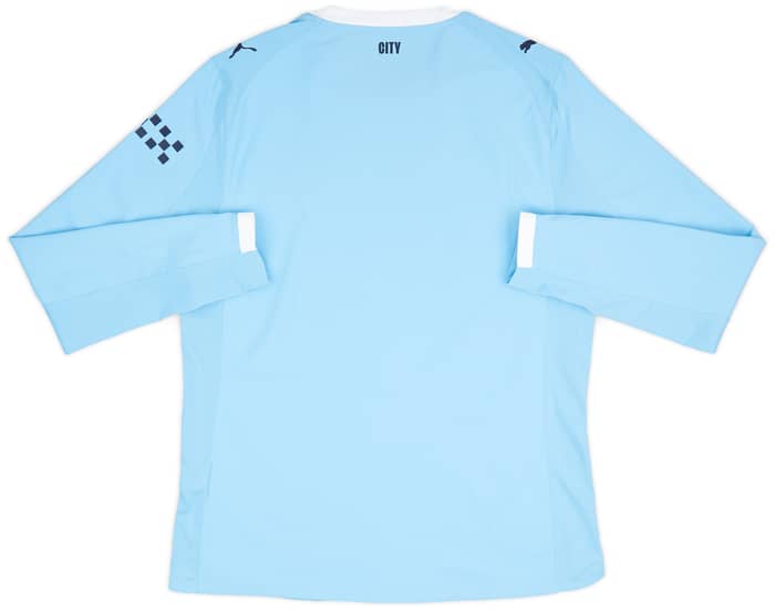 2025-26 Manchester City Authentic Home L/S Shirt