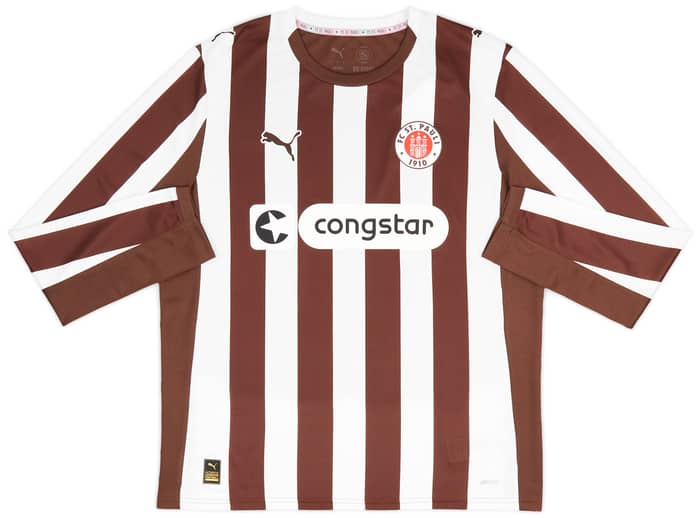 2025-26 St Pauli Home L/S Shirt