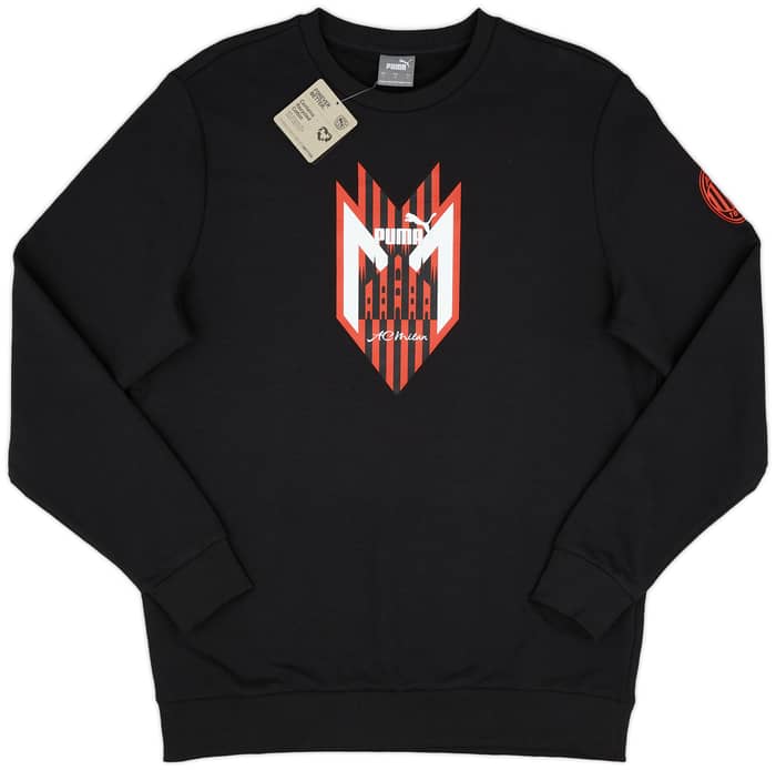 2023-24 AC Milan Puma Crew Sweat Top