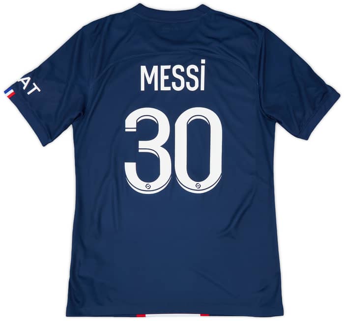 2022-23 Paris Saint-Germain Home Shirt Messi #30 - 7/10 - (S)