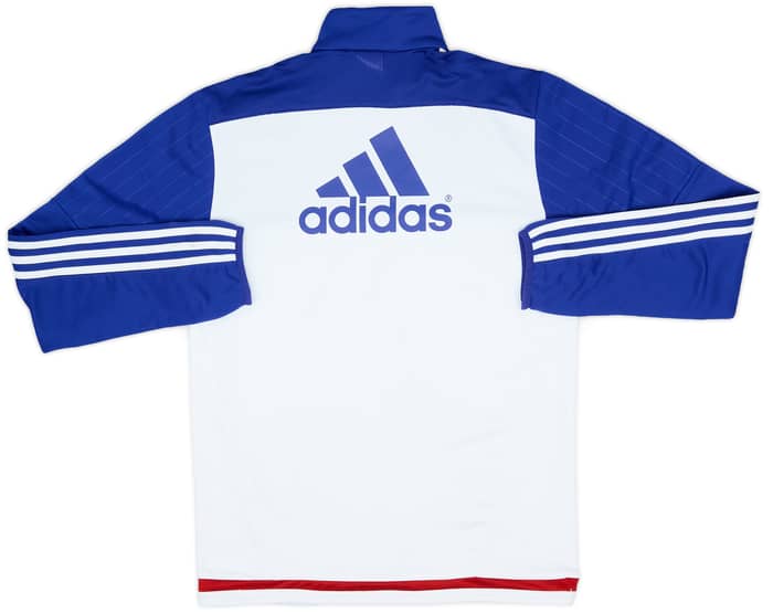 2015-16 Chelsea adidas 1/4 Zip Training Top - 9/10 - (S)