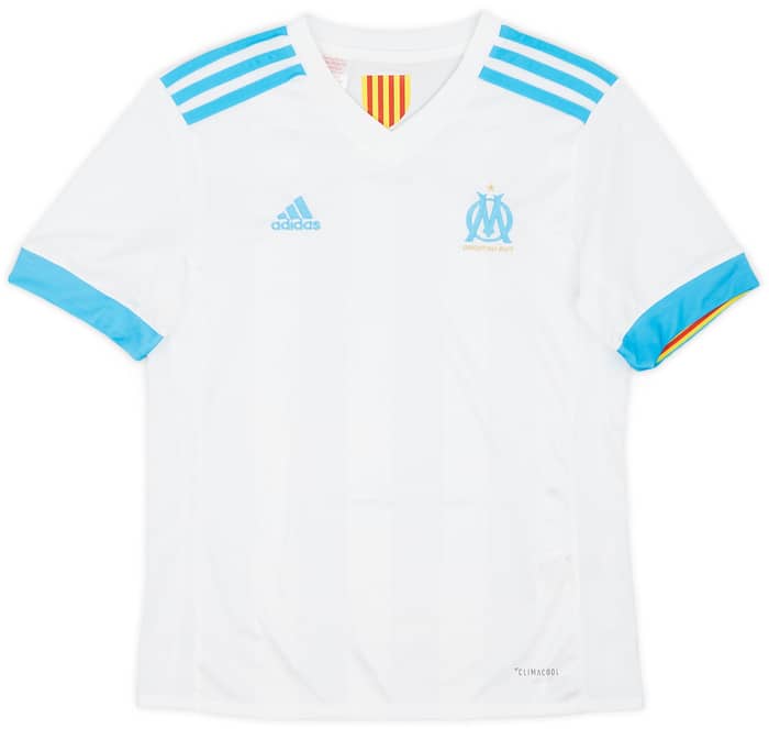 2017-18 Olympique Marseille Home Shirt - 7/10 - (M.Boys)