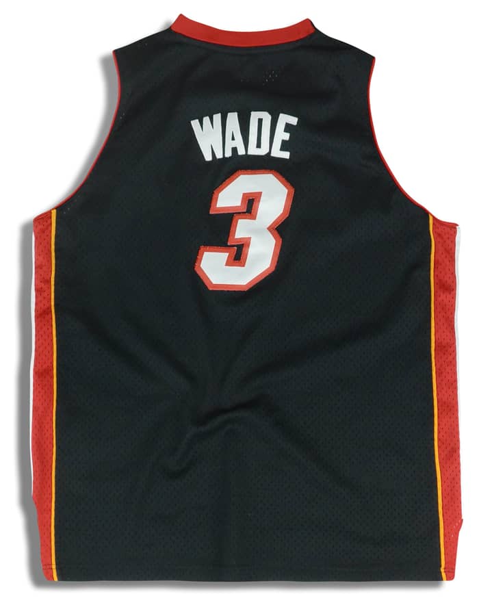 2006-08 Miami Heat Wade #3 adidas Swingman Jersey (Away) Y
