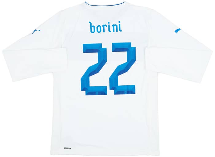 2012-13 Italy Away L/S Shirt Borini #22 - 6/10 - (L)