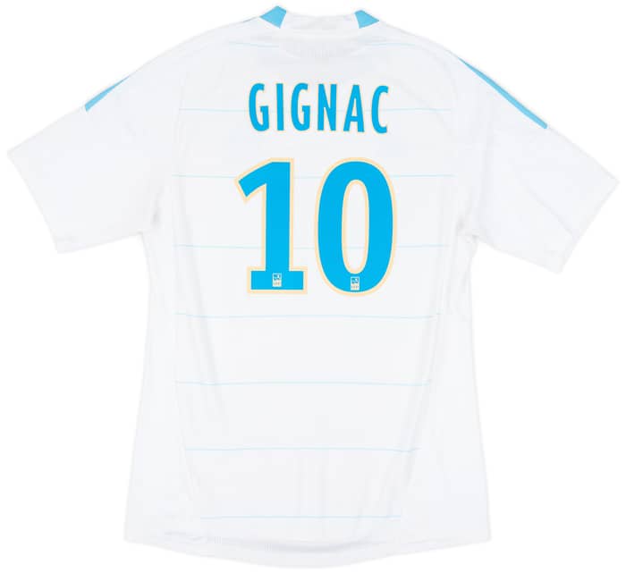 2010-11 Olympique Marseille Home Shirt Gignac #10 - 6/10 - (M)