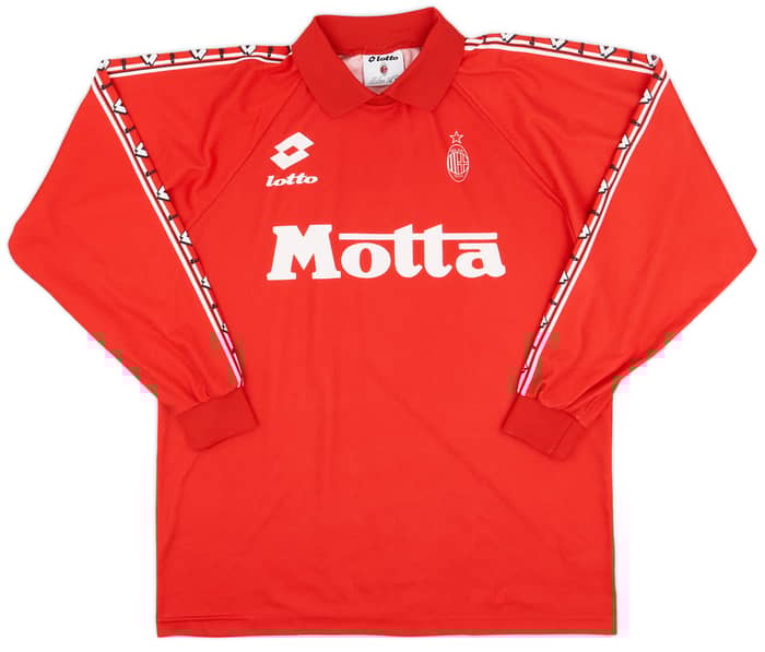 1994-95 AC Milan Lotto Training L/S Shirt - 9/10 - (XL)