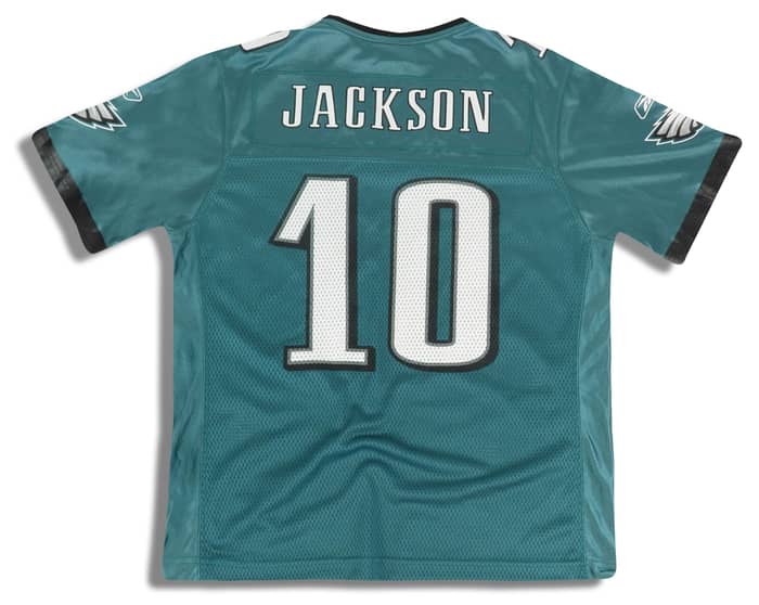 2008-11 Philadelphia Eagles Jackson #10 Reebok On Field Jersey (Home) Womens (L)