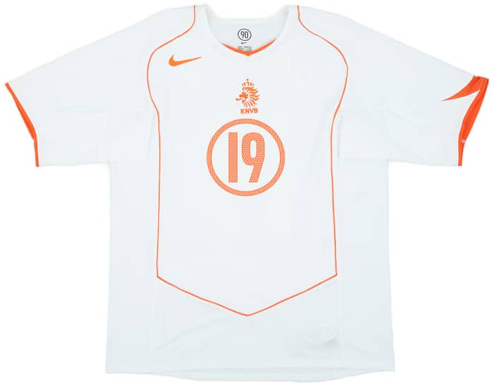 2004-06 Netherlands Away Shirt Robben #19 - 9/10 - (L)