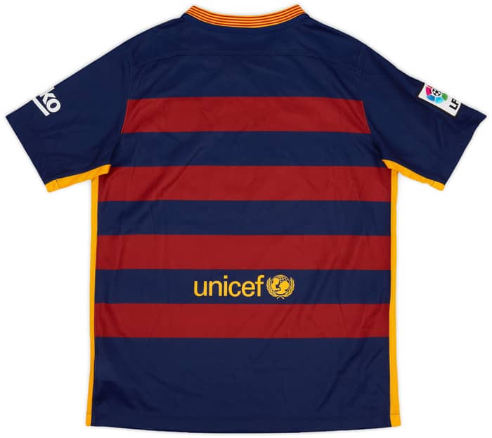 2015-16 Barcelona Home Shirt - 9/10 - (XL.Boys)