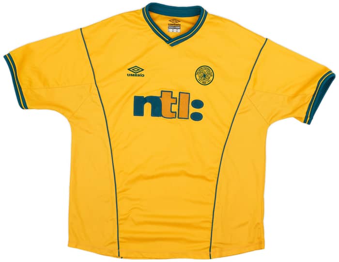 2000-02 Celtic Away Shirt Larsson #7 - 6/10 - (XXL)
