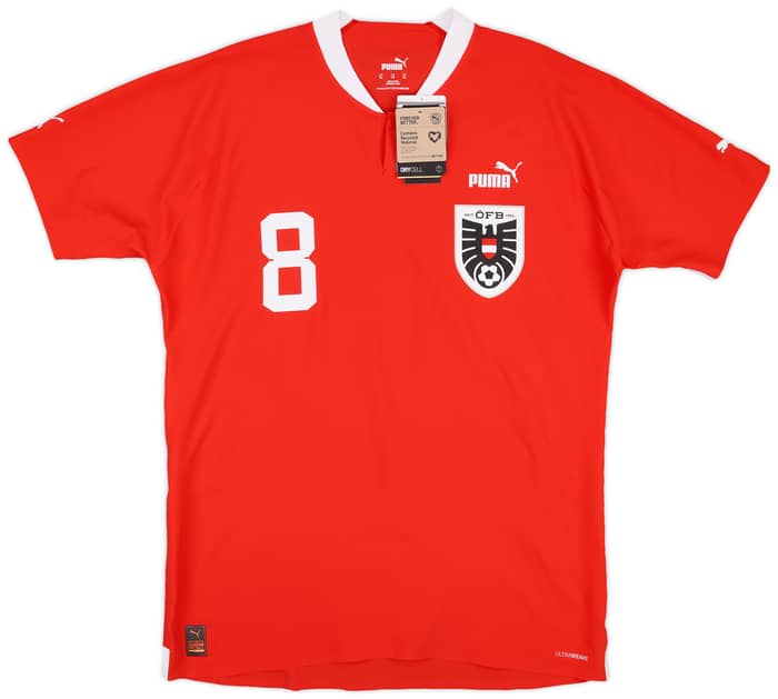 2022-23 Austria Player Issue Home Shirt Alaba #8