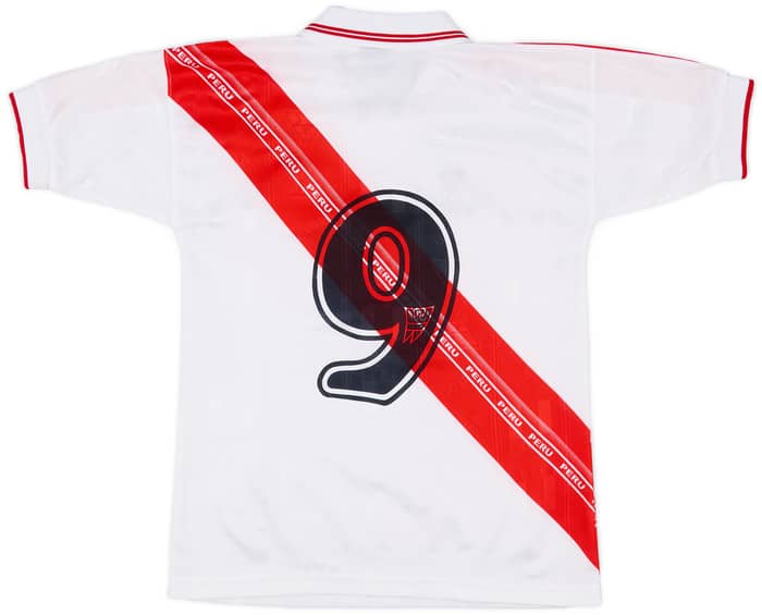 2000-01 Peru Home Shirt #9 - 8/10 - (XL.Boys)