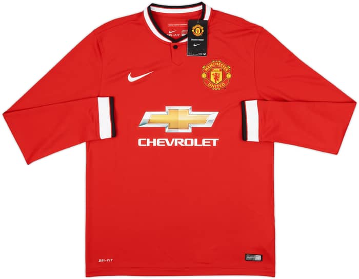 2014-15 Manchester United Home L/S Shirt Rooney #10 (M)