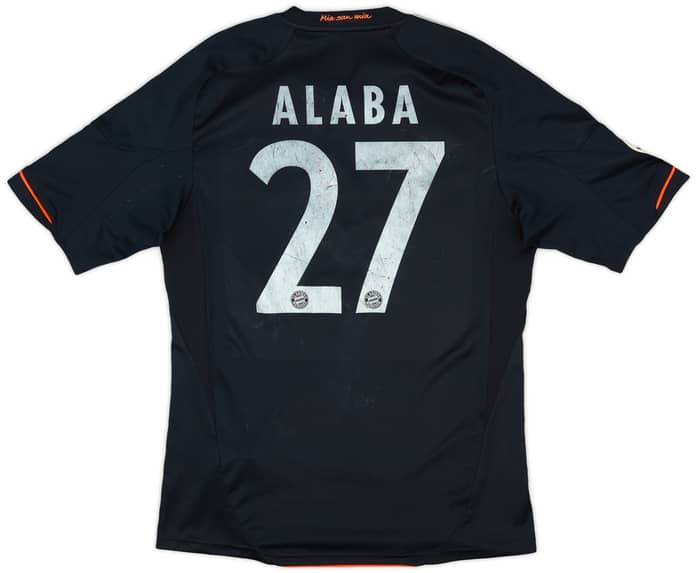 2012-13 Bayern Munich Third Shirt Alaba #27 - 4/10 - (M)