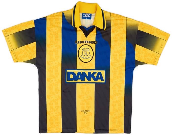 1996-98 Everton Away Shirt Ferguson #9 - 7/10 - (M)