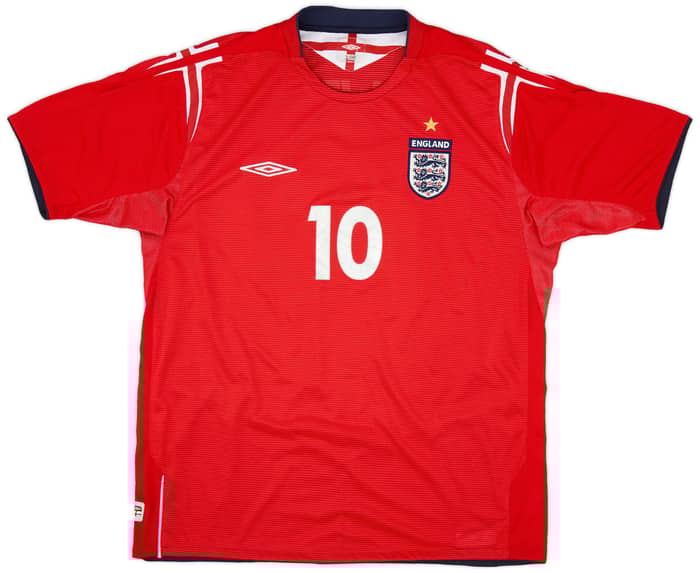 2004-06 England Away Shirt Owen #10 - 6/10 - (XL)