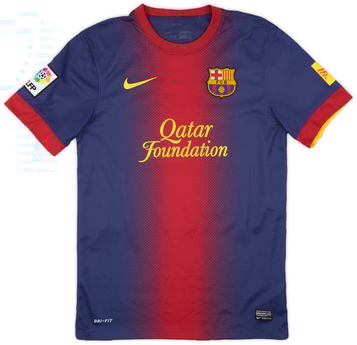2012-13 Barcelona Home Shirt Messi #10 - 8/10 - (S)