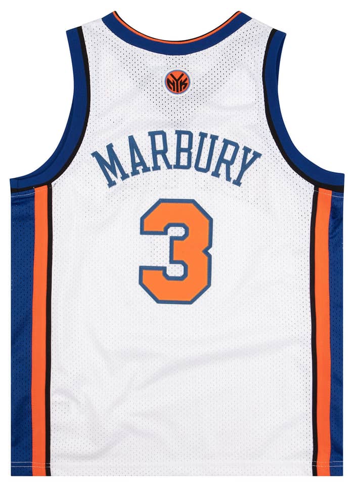 2004 New York Knicks Marbury #3 Nike Swingman Jersey (Home) Y