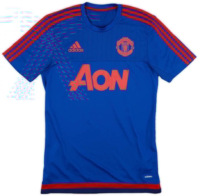 2015-16 Manchester United adizero Training Shirt - 9/10 - (S)