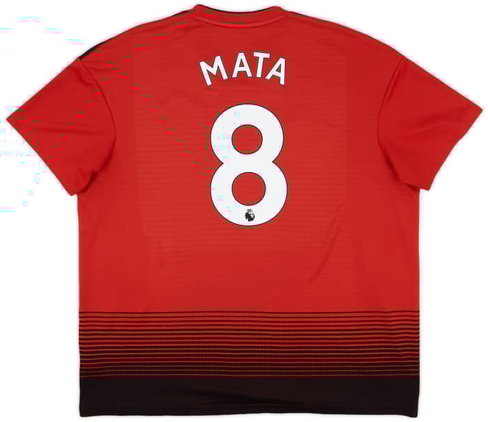 2018-19 Manchester United Home Shirt Mata #8 - 6/10 - (XXL)
