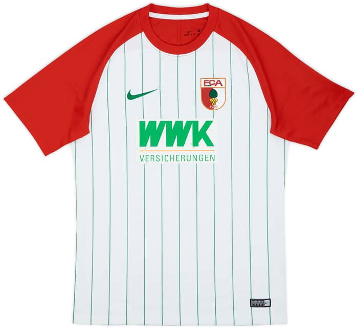 2017-18 Augsburg Home Shirt Finnbogason #27 - 6/10 - (M)
